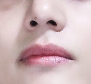 taehyung (bts) and his numerous moles including under his eyes, on the tip of his nose and on his lower lip