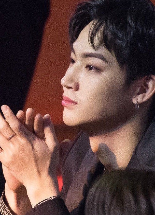 jaebeom (got7) and the twin moles under his left eyebrow