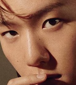 baekhyun (exo) and his many moles, including one on his ear