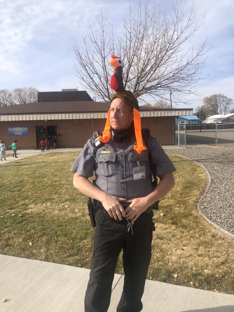 We appreciate our school resource officer Bill Kaufman