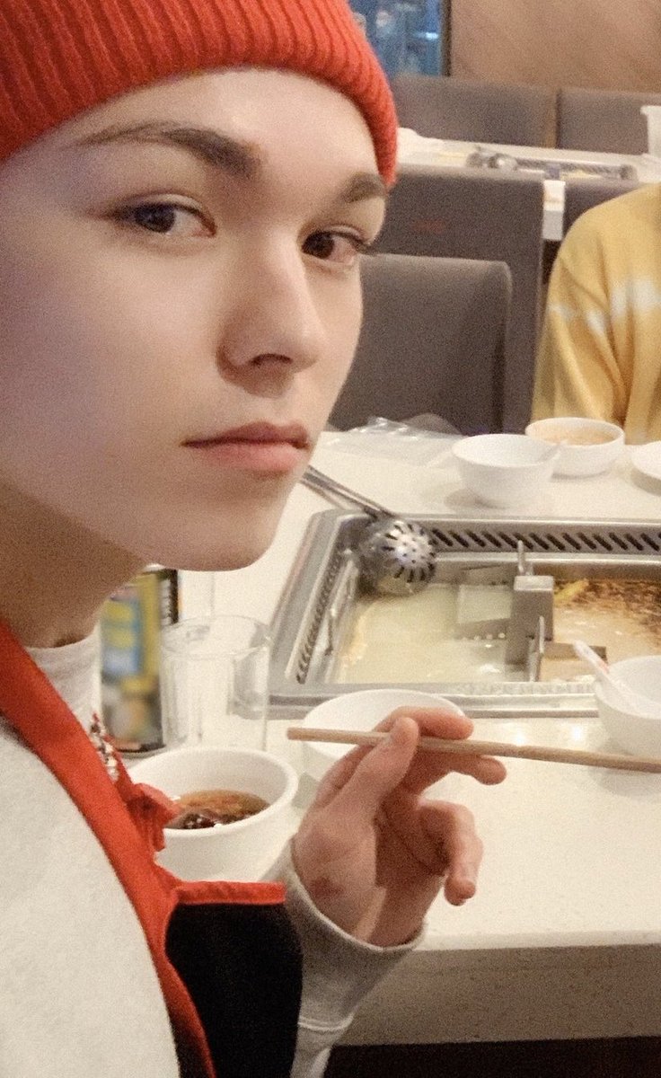 vernon (seventeen) and the heart-shaped birthmark on his hand