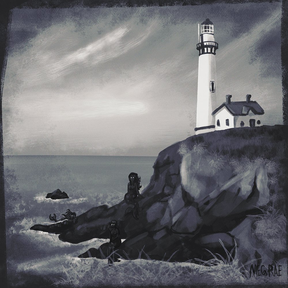 megraeart's tweet photo. @Das_Kludi Happy Saturday!! 

I'm Meg, an artist who loves all things dark and surreal! https://t.co/BZaDdowgkh