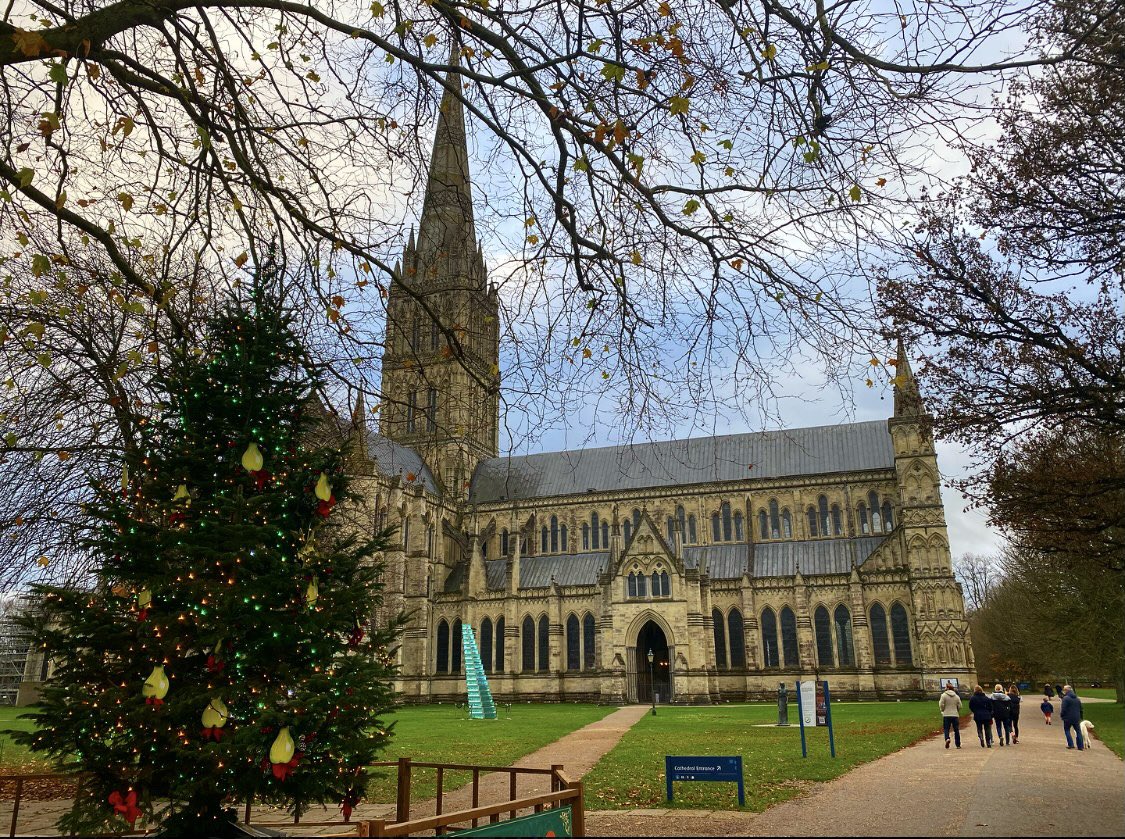 It’s beginning to look a lot like Christmas 🎄 #ChristmasInSalisbury  ⁦<a href="/SalisburyCath/">Salisbury Cathedral</a>⁩