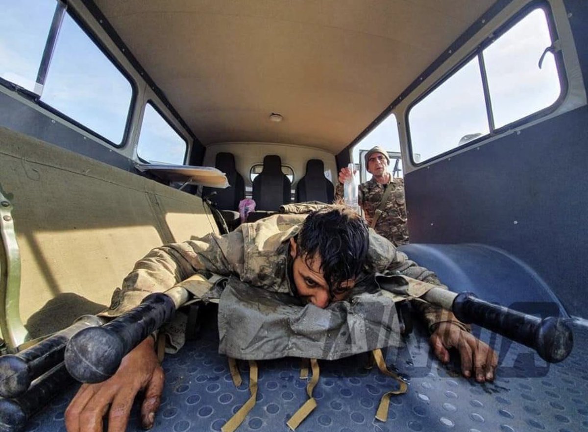 Azerbaijanian soldiers Amin Musayev &amp; Bayram Kerimov were captured by Armenian terrorists. We have no any information about their fate . Please, return them to us unharmed and as soon as possible 🇦🇿🙏🏻 #bringbackAmin #bringbackBayram