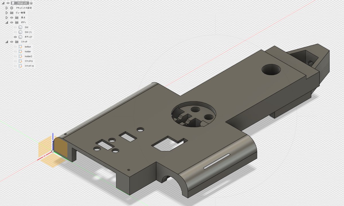 kfz222tw's tweet photo. 3DプリンタでのPEQ2内蔵型ガンカメラに挑戦!
まず叩き
アッパーフレームの出力に5時間掛かる見込みw
朝確認しよっと! #PEQ2 #ガンカメラ #SCOPECAM #Runcam2 https://t.co/s66uhJJN5u