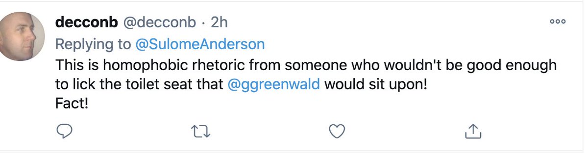 Glenn Greenwald has the nicest fans