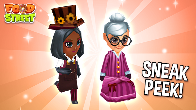 PlayFoodStreet's tweet photo. Gear up to look atomic in the Steampunk outifits coming soon to the Stylist! https://t.co/v2PdS6TeIP