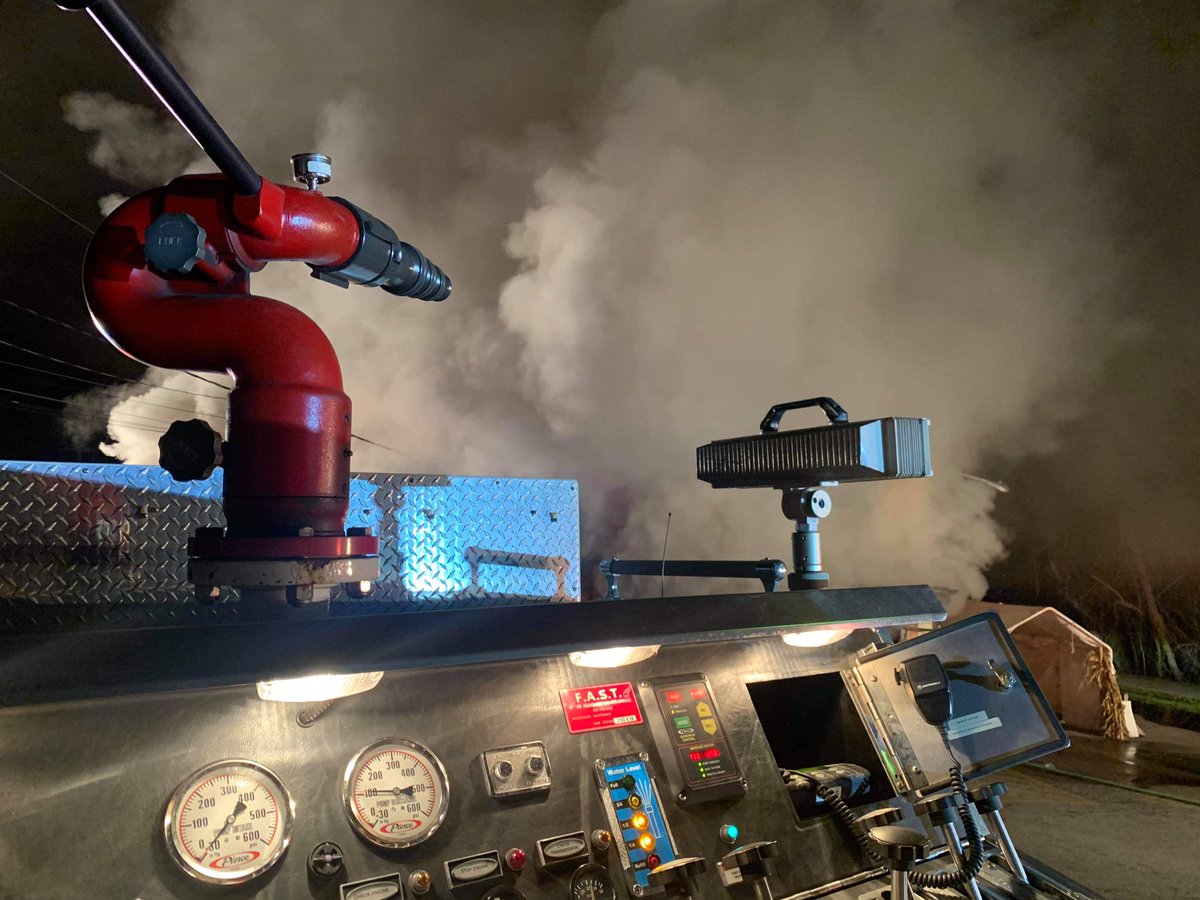elizabethtwpfd's tweet photo. Yesterday morning, we, along with 15 other local fire departments battled this fire on Industry Road. https://t.co/raDHaTSGHq