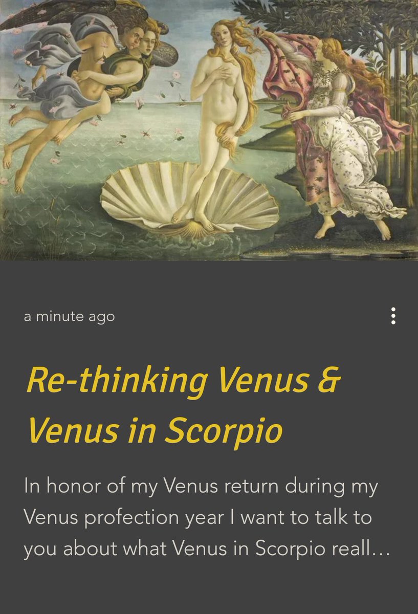 Venus is in Scorpio and we're gonna talk about it!Check the full blog post here  https://www.oracularjake.com/post/re-thinking-venus-venus-in-scorpio