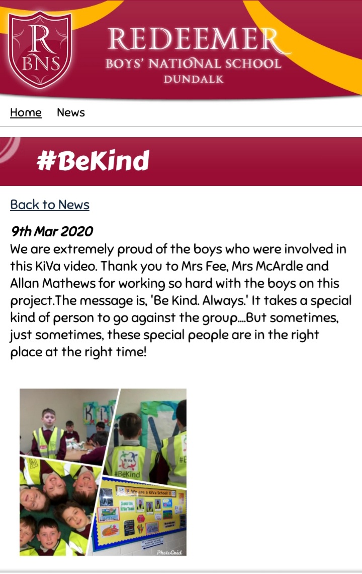 We would like to tell you about the wonderful week we had this week. We are a KiVa school, therefore, we used Anti-bullying week as our focus. Staff and children were encouraged to engage in random acts of kindness. It was a lovely idea and one we will continue indefinitely 😍