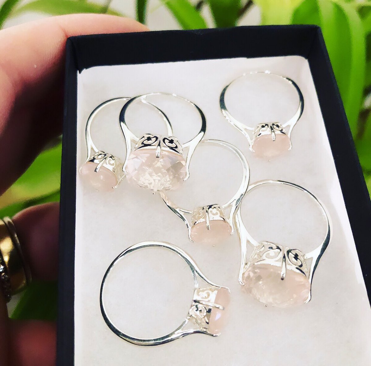 I know some of you have been waiting for these rose quartz rings!... 
✨❤️✨ 
They will be added to the site later today!

meganhazel.com

Sterling Silver + Rose Quartz (checkerboard/cushion cut)
#yqr #regina #Saskatchewan #canada 🌾🇨🇦🌾