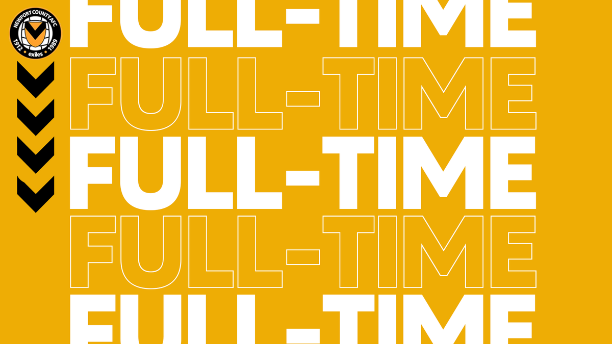 NewportCounty's tweet photo. 𝙁𝙐𝙇𝙇-𝙏𝙄𝙈𝙀 | THAT'S IT!! Kevin Ellison's first County goal in the FINAL seconds of the game is enough for the 3 points!

NEVER. GIVE. UP. 🤩🔥

#NCAFC 1-0 #PVFC
#OneClubOneCount https://t.co/TRpiuZYDH9