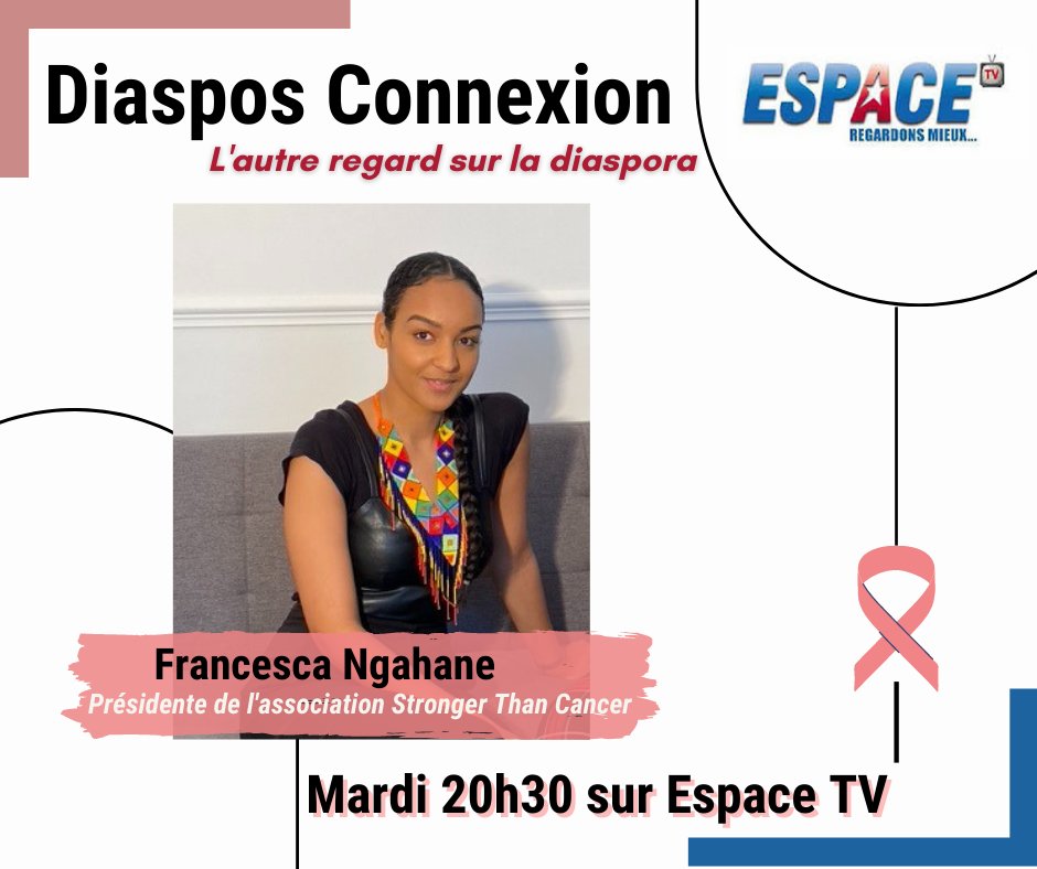 DiasposC's tweet photo. [Diaspos connexion]
Après #octobrerose c'est le #MoisSansTabac tous dédiés à la lutte contre le #Cancer.
Francesca Ngahane présidente de l'asso Stronger Than Cancer qui intervient au Cameroun sera des nôtres.
"Pour votre santé, mangez au moins cinq fruits et légumes par  jour" https://t.co/s2Xqz72rW9