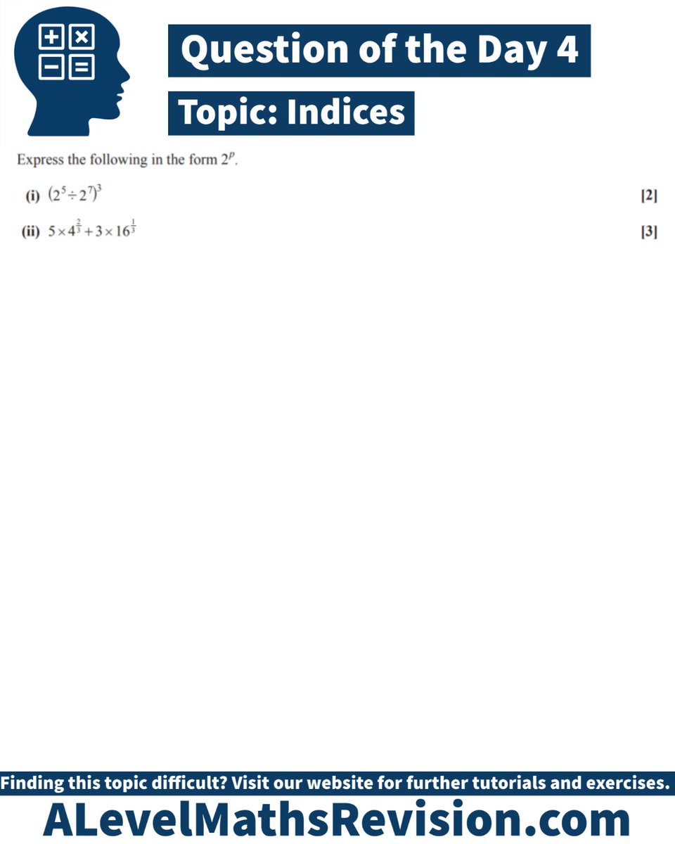ALMathsRevision's tweet photo. QOTD 4. #alevelmathsrevision #revisemaths #QOTD https://t.co/icO3NDYWWN