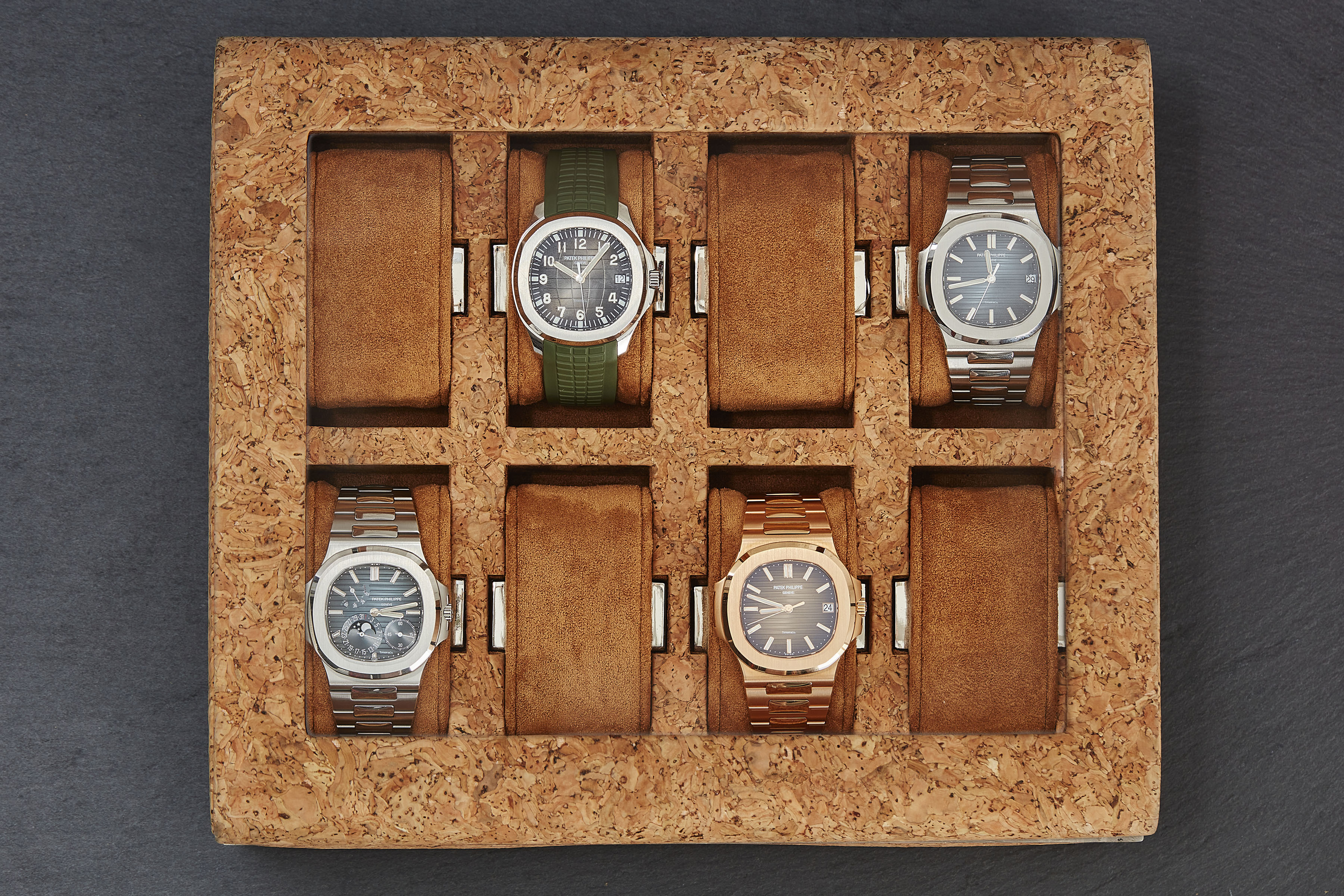 Cork best sale watch box