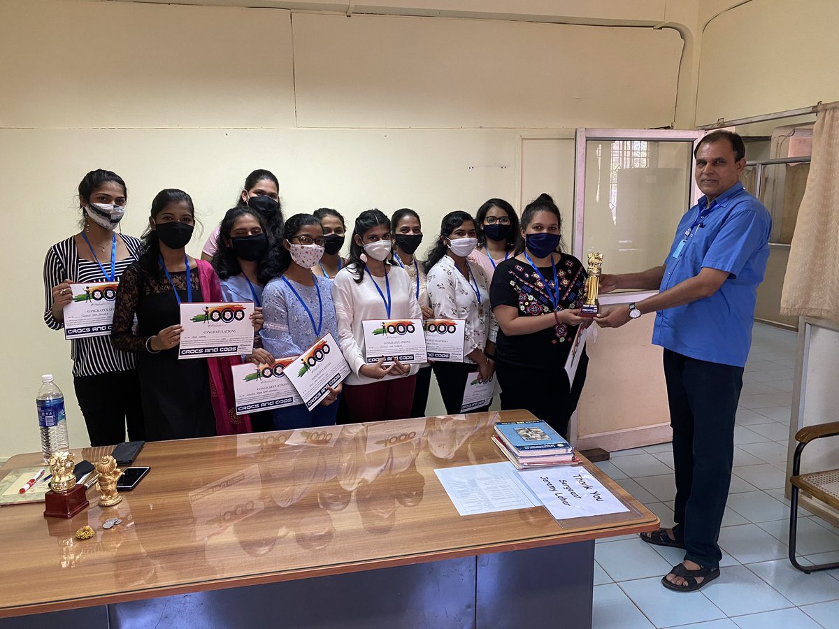 CrocsAndCops's tweet photo. Felicitations for Project #United1000 (click the hashtag to view the archives) by DYSP Sandesh Chodankar

COVID protocols followed. The ceremony was delayed due to the lockdown

Congratulations our community youth. More details on https://t.co/IEAs15hWJx 

#VernaPolice #GoaPolice https://t.co/fiMaKjHEmX