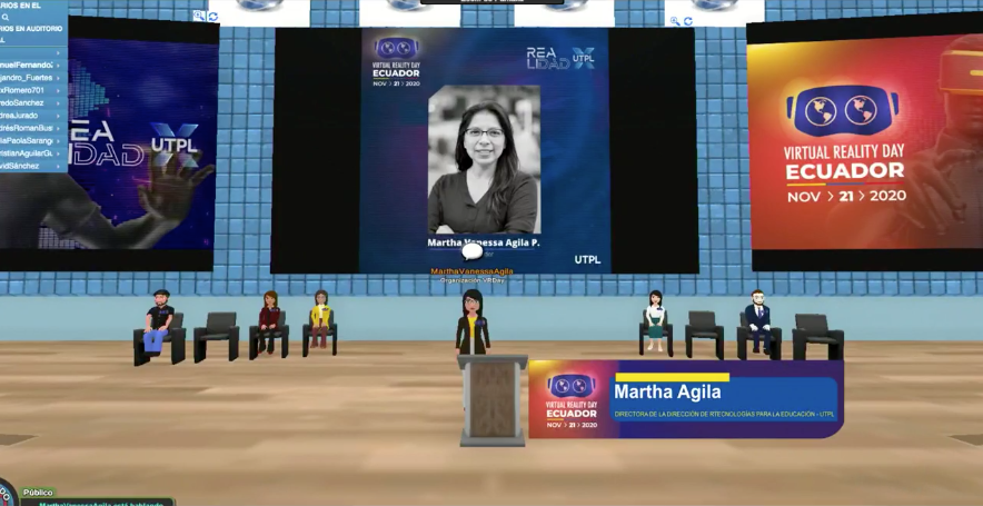 utpl's tweet photo. Directora Tecnologías para la Educación #UTPL @marvaneagila comparte en #VRDayEC2020 prácticas educativas mediante #RealidadesExtendidas implementadas en modalidad a #DistanciaUTPL:
🌐 Mundos virtuales
📲 Virtopsia
🔬Laboratorios remotos
🔪Centro forense
https://t.co/EpowtiAit3 https://t.co/UOXrxHpnU1