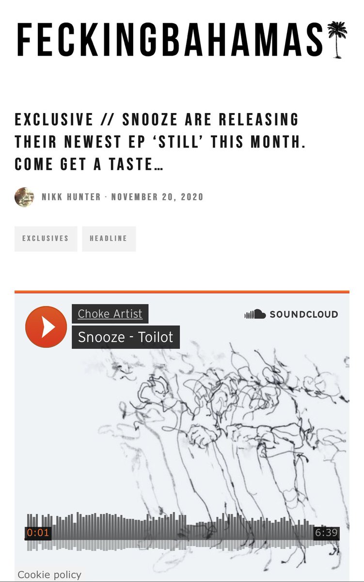 wearesnooze's tweet photo. Yo @feckingbahamas just put a write up + new track stream up on their website!! Check it out love u big kiss https://t.co/sp1geJ2PKo https://t.co/NOTi5UpXqz