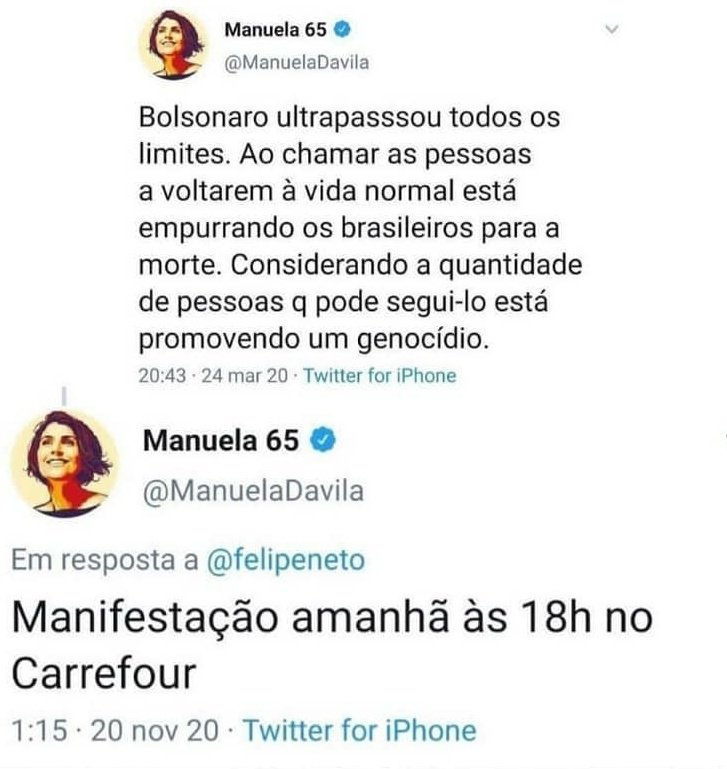 julioalves's tweet photo. @DaniloGentili @ManuelaDavila Coloca mais uma na lista... https://t.co/wvdp5MXe61