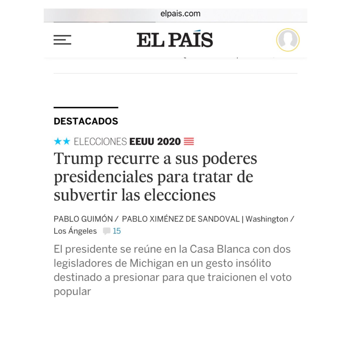 Una Falta de respeto a la democracia!!!