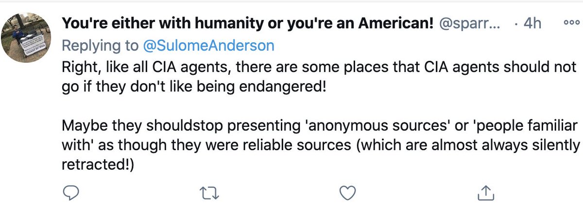 Time and time again, American hostages--journalists and otherwise--have been falsely called spies, tortured and killed. I have been in many situations where I've had to convince the very dangerous men I am with that I am not a spy. My saving grace has always been that I am not.