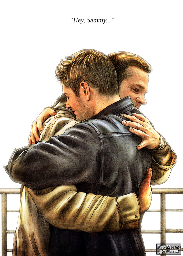PetiteMadame's tweet photo. “Hey, Sammy...” - (2020)
Thank you for 15 incredible years. #Supernatural https://t.co/sXQ2KLRm5T