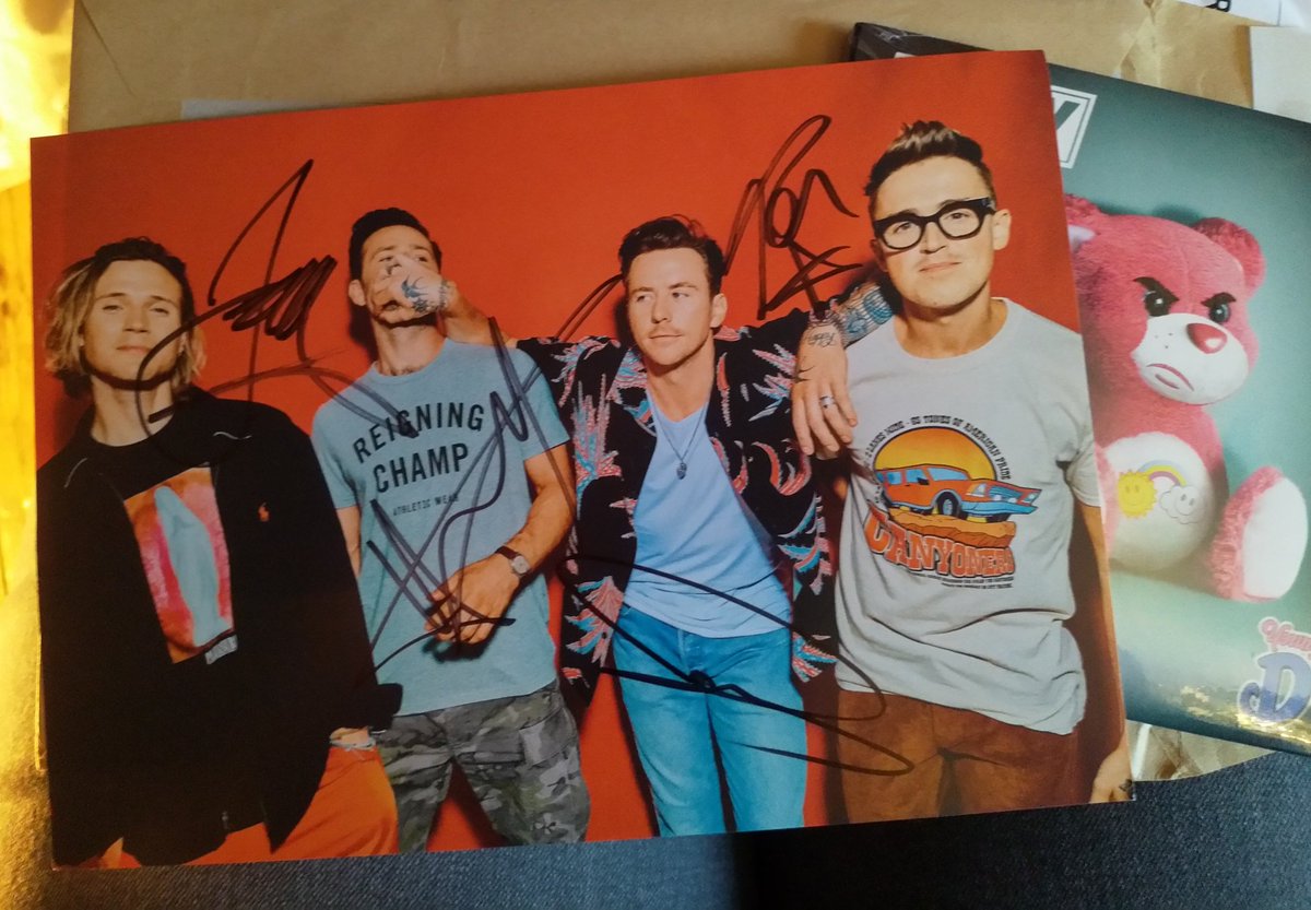 This arrived today :) @mcflymusic @itsDannyJones @DougiePoynter @mcflyharry @TomFletcher #mcfly #YoungDumbThrills