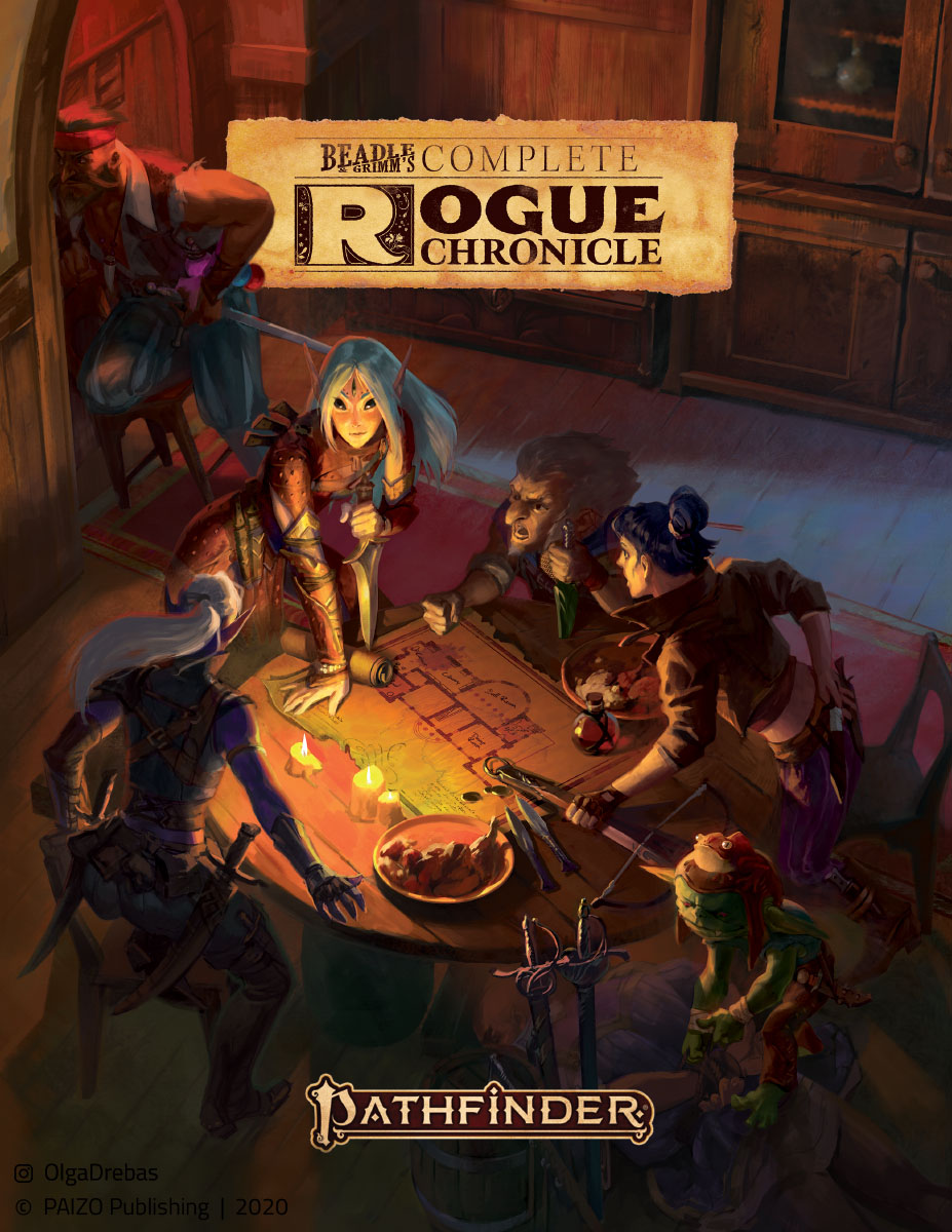 OlgaDrebas's tweet photo. Complete Rogue Chronicle, a part of Kickstarter by
@BeadleAndGrimms & @paizo
It features a character sheet, the rules, and a journal for your dedicated Pathfinder class! - only 9 days left to grab a Collector's Ed with cover artwork:
https://t.co/QeF4SEXYhj
1/2 https://t.co/M1mFr7X8XH