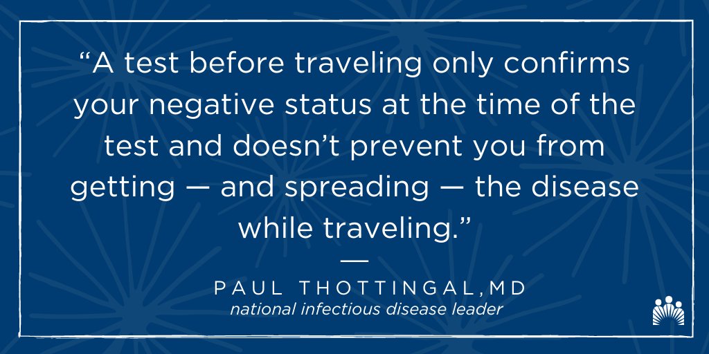 aboutKP's tweet photo. This holiday season will look and feel very different, and many may still be wondering if they should travel to see friends and family. Our infectious disease specialists recommend that staying home is the best way to protect yourself and loved ones. https://t.co/vIG2ms9sUg https://t.co/GELFBs8bv0