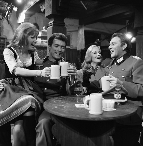  Happy Birthday to the late Ingrid Pitt seen below enjoying a stein with Clint, Mary, and Richard. 