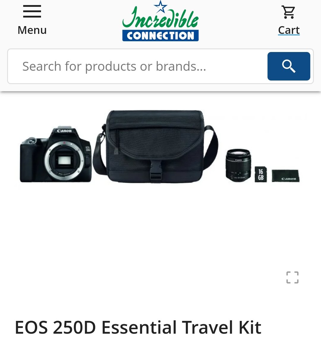 1. Canon EOS 250D = R8999  @IncConnectionLove this baby. It's great for the YouTuber doing sit down videos The 250D has a flip screen and eye detection auto focus... you won't have to worry about recording a video out of focus. #TechPlugWithYenzi
