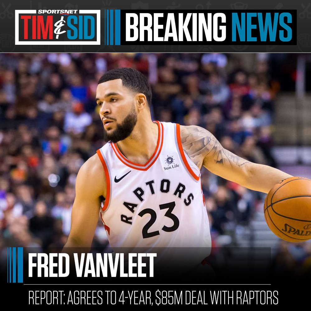 Bet on yourself = PAID OFF. 💰

Fred VanVleet re-signs with the Raptors, per <a href="/ShamsCharania/">Shams Charania</a>.