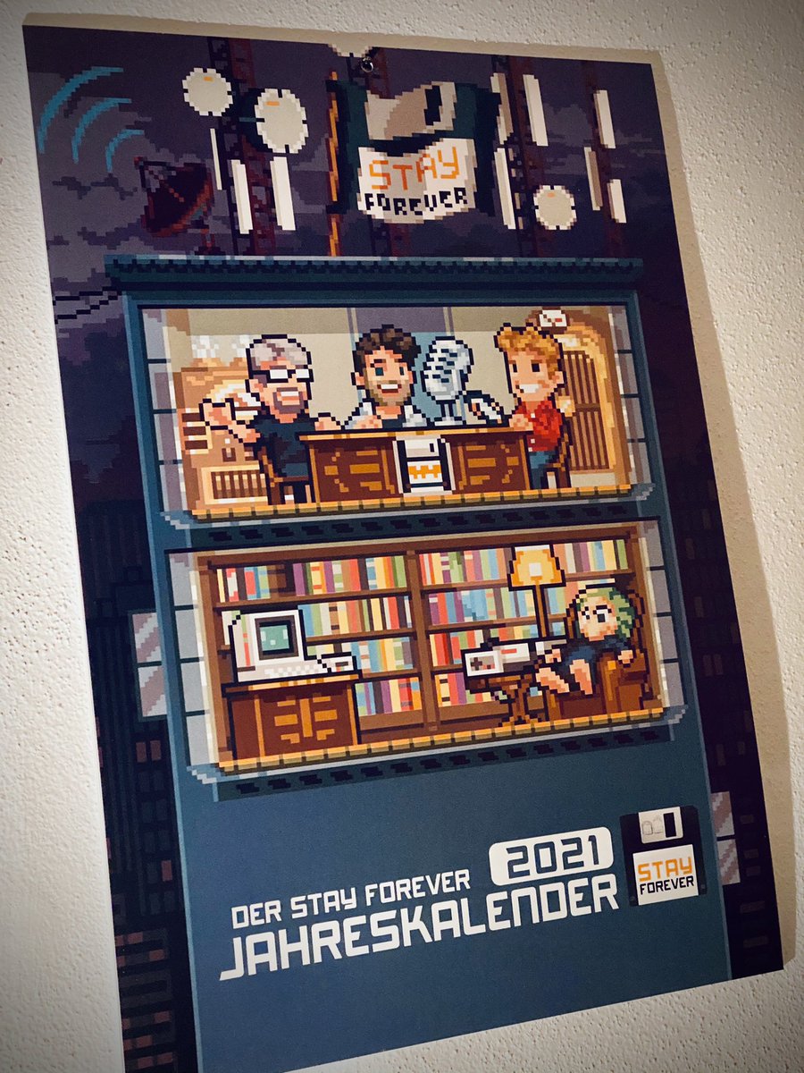 StarTony's tweet photo. Herzlichen Dank an Chris & Gunnar von @stayforeverDE fรผr das nostalgische Prรคsent - 2020 รผberrascht doch noch mit schรถnen Seiten (hier: 13 inkl. Deckblatt ๐) #2021calendar #RETROGAMING #starsforever https://t.co/sNPvzDzI44