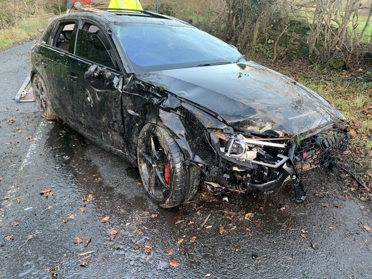 OscarRomeo1268's tweet image. Enquiries ongoing after an RTC near #Spofforth Although the #RS3 is now a shadow of its former self, it has done its job with both occupants receiving only minor injuries. My thanks also to the people that stopped and offered first aid before the arrival of the emergency services