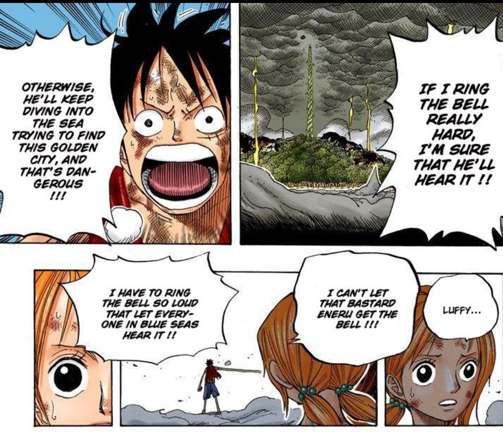 it was this moment where luffy once again reaffirmed exactly why he is such a one of a kind character. while he is often dubbed ignorant & unaware, he is always able to display a profound understanding of the issues at hand & what needs to be done. a capable man indeed. (22/26)