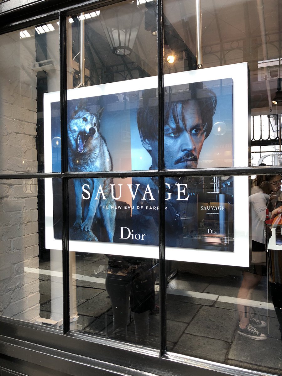 jcdbrooke's tweet photo. Spend your money on Dior this Christmas. @Dior stand with victims of domestic abuse. Thank you for standing by Johnny Depp. #Sauvage https://t.co/eLHTQeGTDS