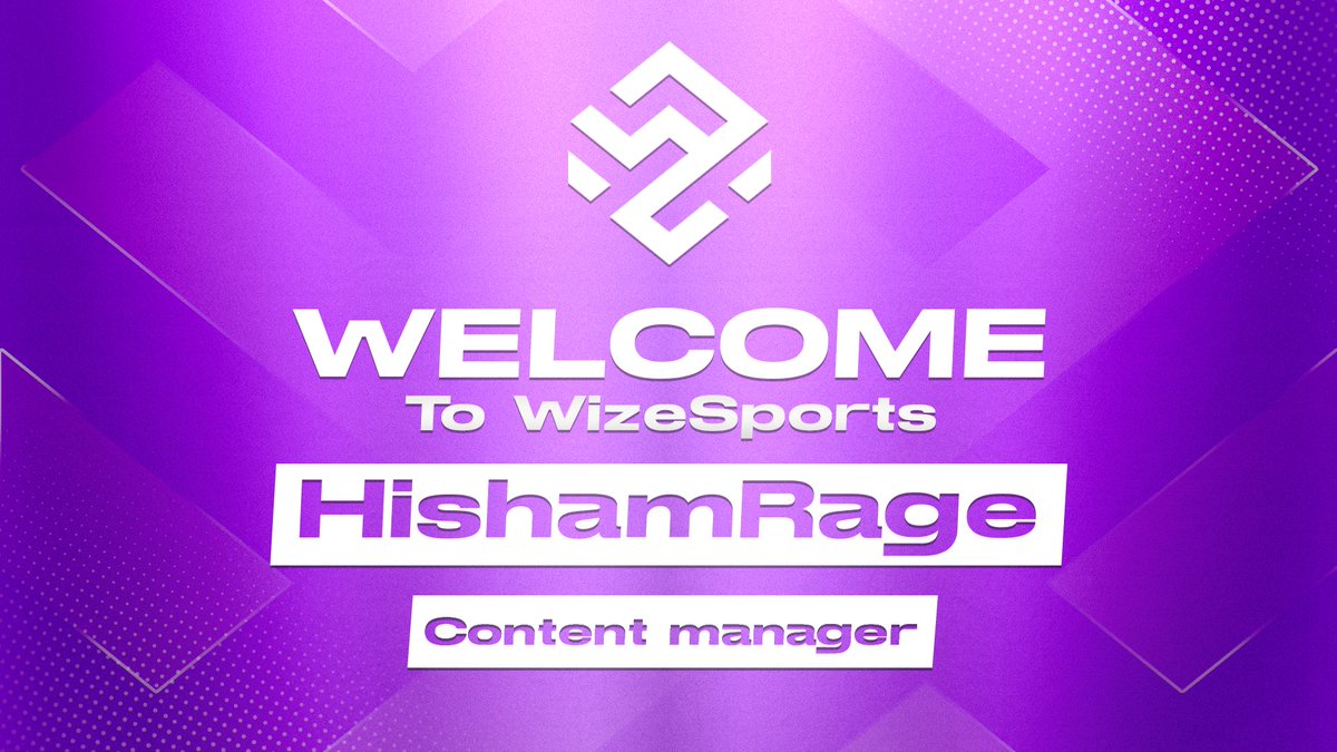 WizeSports's tweet image. ✍🏻 | We are happy to announce @HishamRaGe as Content Manager, we would like to wish him all the best in his future with us.

#WizOnTop