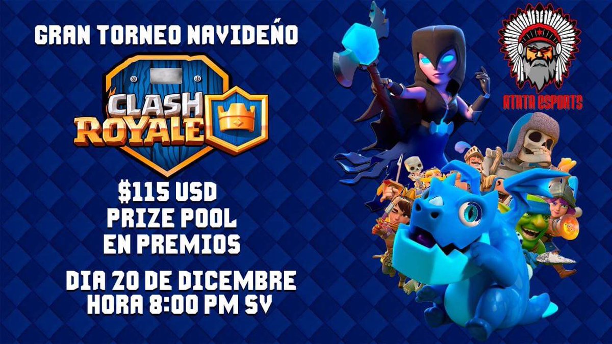 ATHTA te invita a ser parte de nuestro torneo navideño donde estaremos regalando pases y premios en efectivo. Requisito permanecer en el clan desde inicio de temporada.