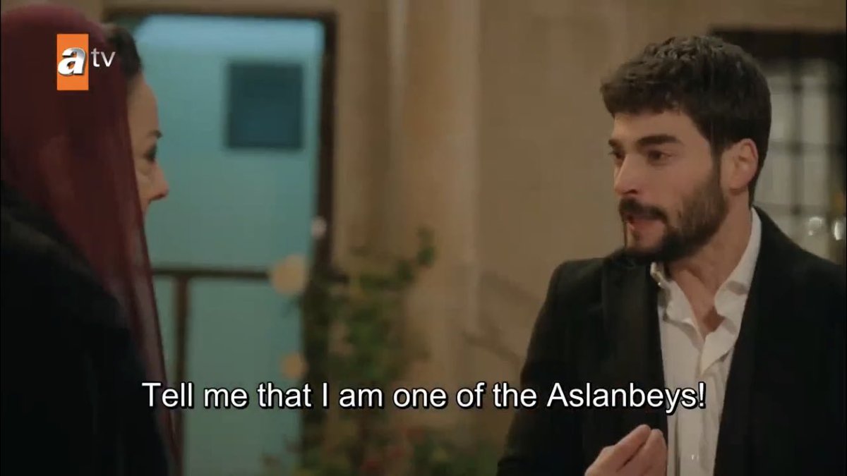 please he’s so desperate to hear that what he’s just learned is a lie and azize being unable to deny it MY HEART IS BROKEN  #Hercai