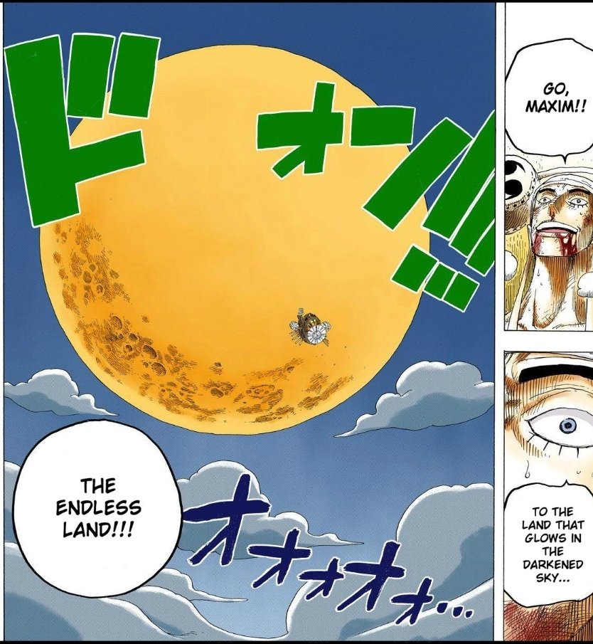 enel offered luffy a unique antagonist force, being a omnipotent presence who constantly posed a danger to the sky's inhabitants, equating himself to a force of nature. his grandeur dreams of conquering fairy vearth can interestingly be related to that of lunacy & the moon(20/26)