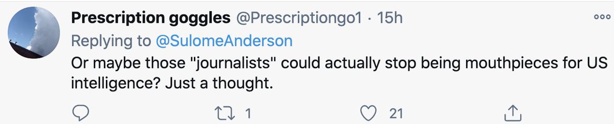 To end, I will just say that the situation on the ground for journalists, aid workers and civilians working/living in conflict zones becomes more dangerous each year. Terrorists, dictators and war criminals have Twitter accounts. Please, think before you say this shit online.