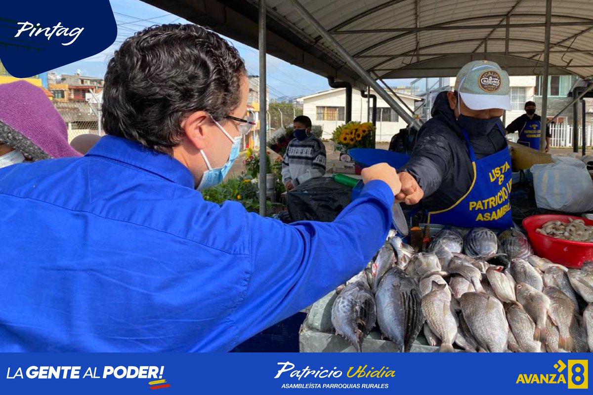 PatricioUbidiaB's tweet photo. En horas de la mañana recorrimos el mercado de Pintag. El apoyo y recibimiento de nuestra gente nos da la energía que necesitamos para avanzar. ¡Mi compromiso y trabajo es con ustedes!
#SomosRuralidad #Avanza8 #LaGenteAlPoder #Todo8 https://t.co/PE6UqFrZs3