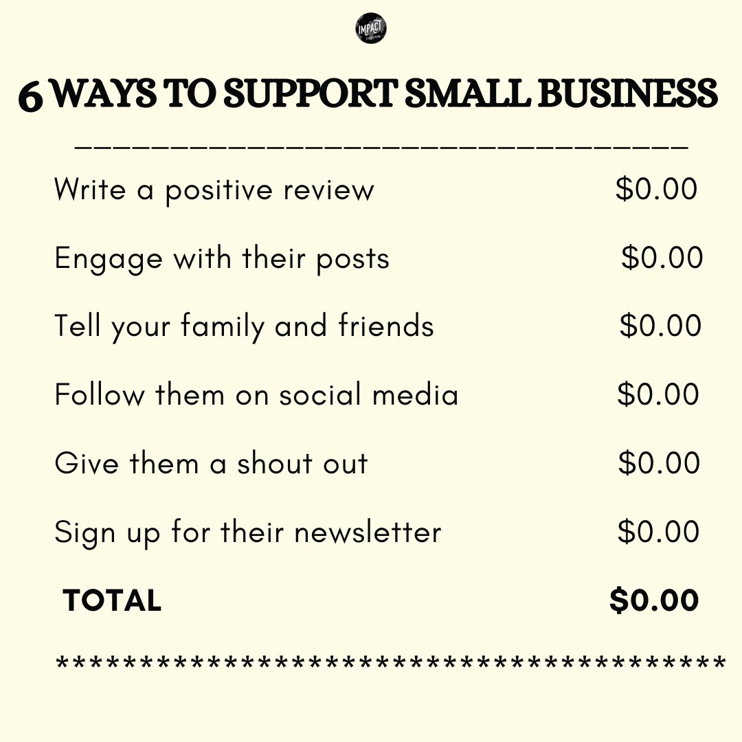 ImpactEverythng's tweet photo. It’s #shopsmallsaturday ♥️! https://t.co/DpPSS29Xi3