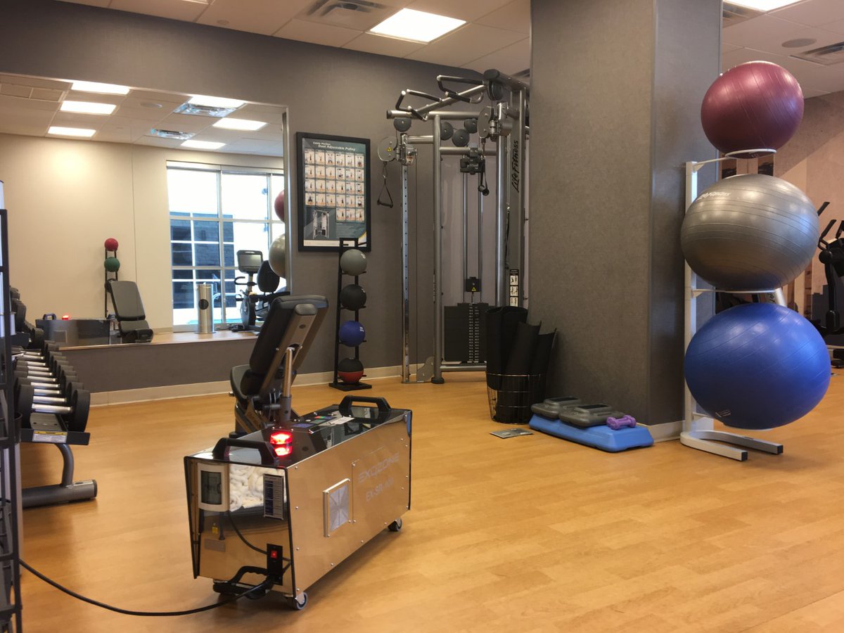 OzoneCleanUSA's tweet photo. Gyms have a LOT of high-touch surfaces. Since it is airborne, #ozone can #disinfect everything the air is touching, including the air! And the odor will also be gone 😉

#austintx #ozonedisinfection #covidcleaning #ozonesterilizer #odorremoval #odorneutralizer #fitnesscenter #gym https://t.co/bbrOfalXbc