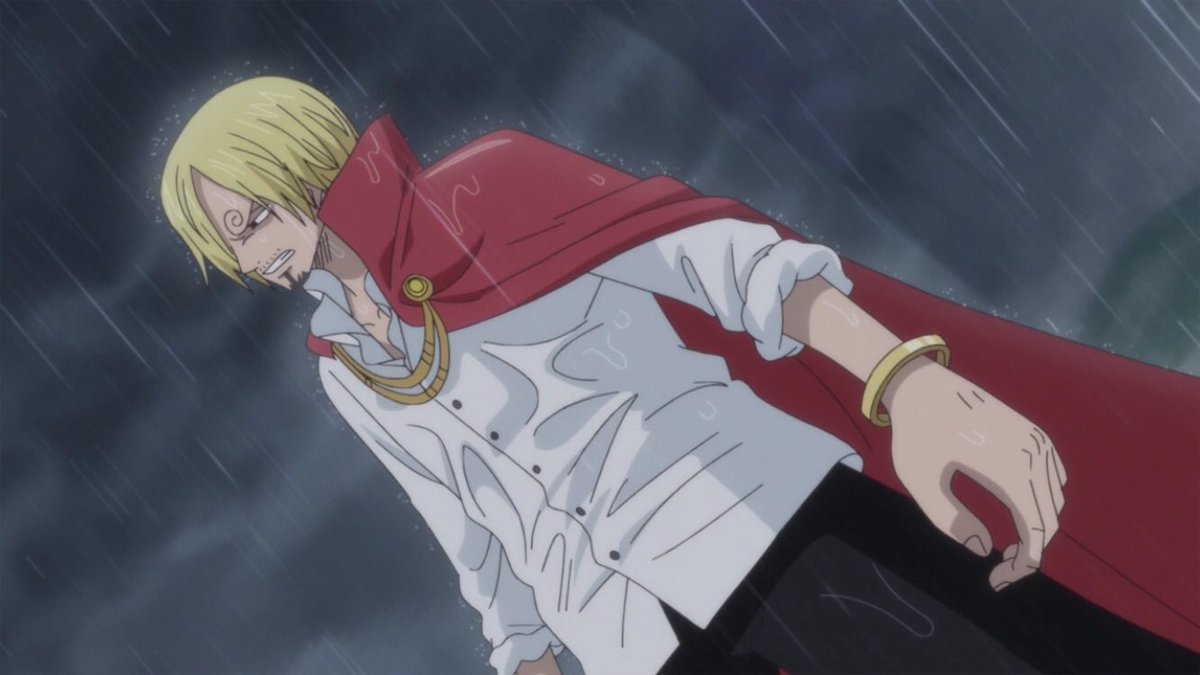 jess⁷ on X: sanji looked so damn fine in that red cape and oda