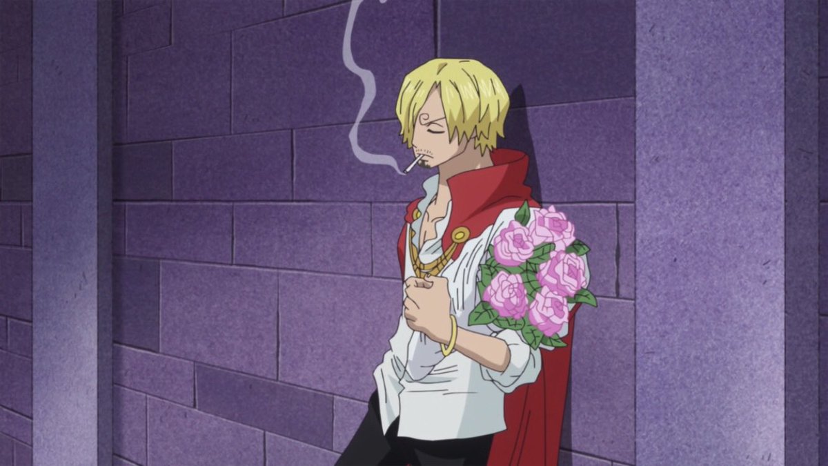 jess⁷ on X: sanji looked so damn fine in that red cape and oda
