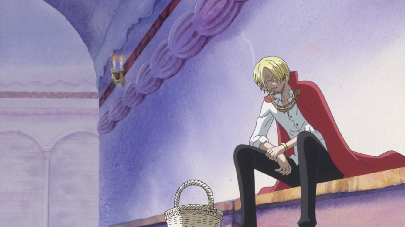 jess⁷ on X: sanji looked so damn fine in that red cape and oda