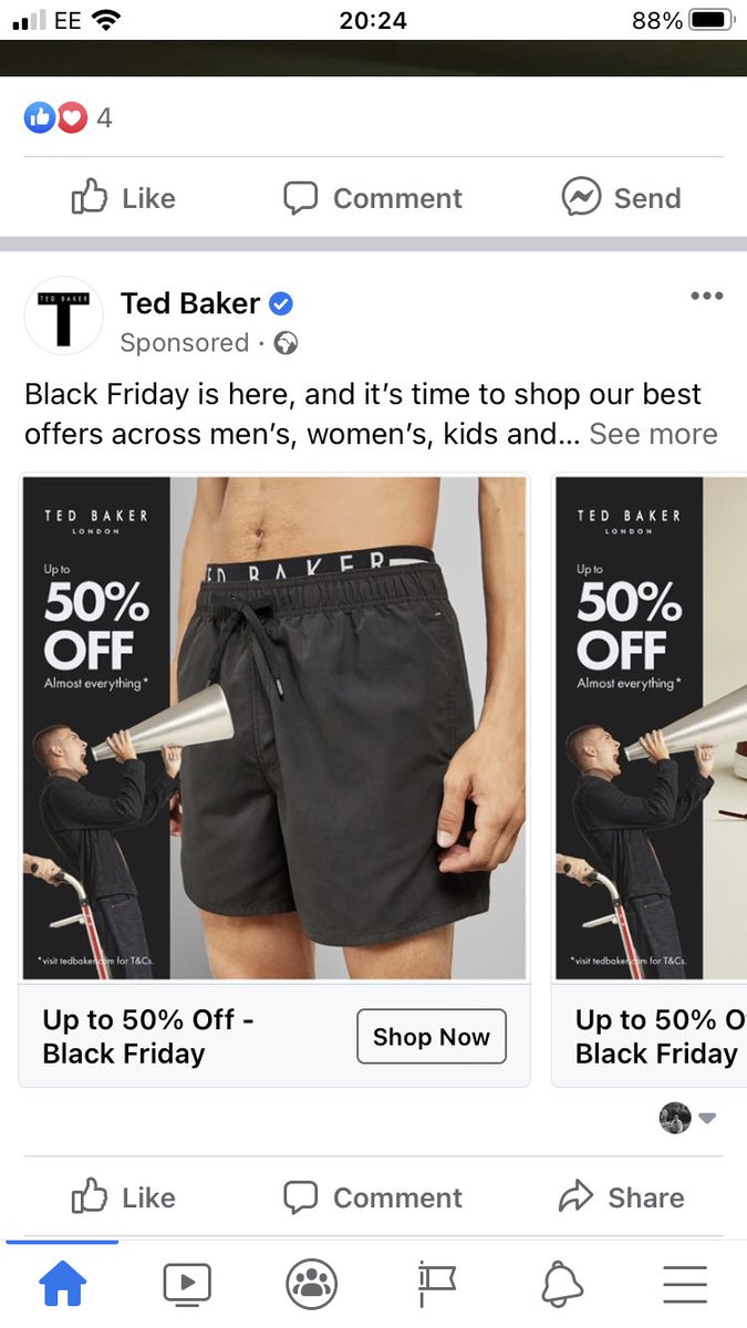 50% off almost everything <a href="/ted_baker/">Ted Baker</a> ?  Certainly looks like it!