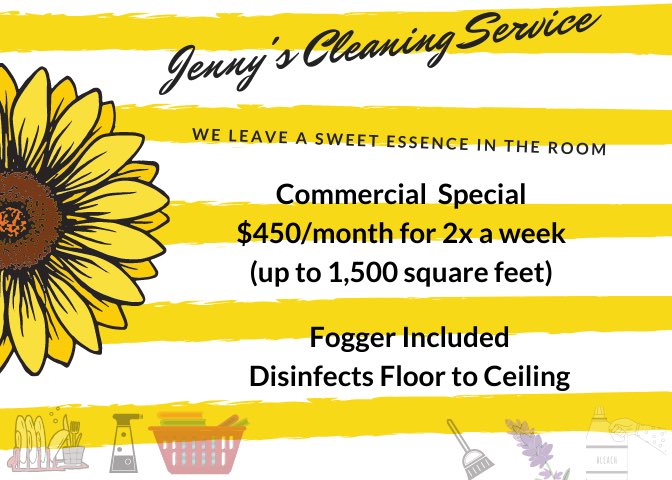 NeExclusive's tweet image. Hey Followers, I have recently partnered with Jenny’sCleaningService. We are now offering Commercial Service. If you know anyone in Houston, Tx who owns a business&amp;amp;needs cleaning we are here to help 🌻 Tell that business to contact us or message me&amp;amp;I’ll reach out ❗️