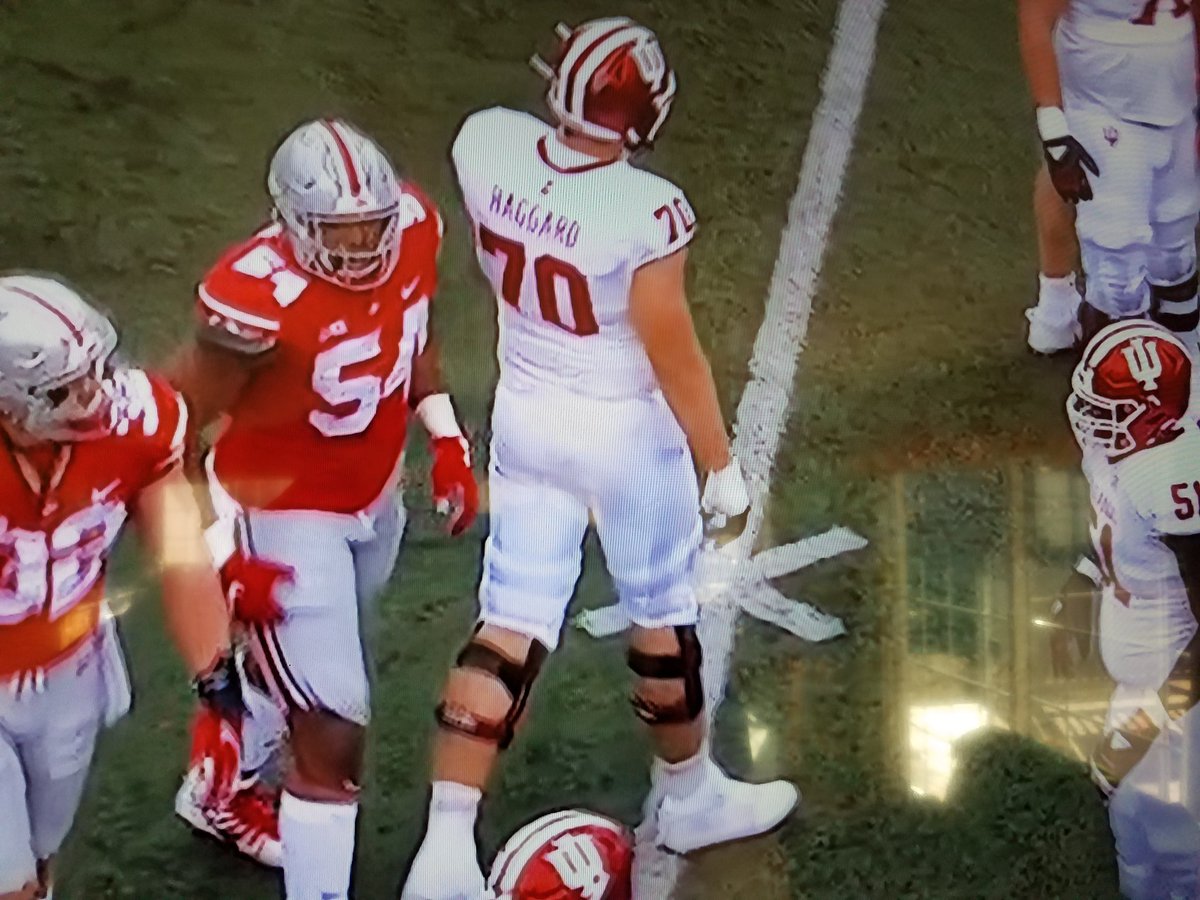 srjcfootball's tweet photo. Exciting day for former Bear Cub @Lukeduke150 starting for #9 @IndianaFootball at left tackle against #3 @OhioStateFB. We are proud of our Bear Cub alumni. #srjcfootball #CB4L #gobearcubs #goindiana https://t.co/fEEiNzPNaA